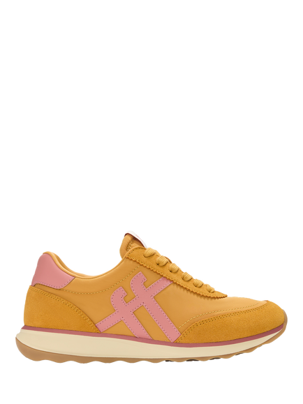FitFlop Retro Suede Trainers, Turmeric/Desert, Turmeric/Desert