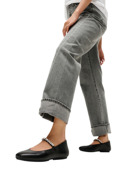 FitFlop Delicato Pearls Leather Mary Janes - view 2, Black