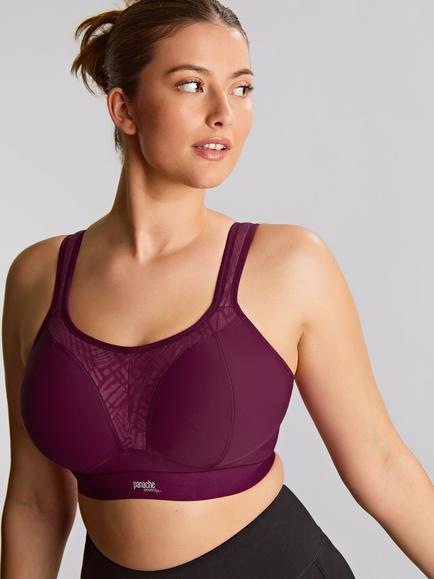 Panache Boundless Padded Non Wired Sports Bra, Berry, Berry