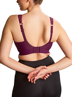 Panache Boundless Padded Non Wired Sports Bra, Berry - view 2, Berry