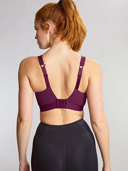 Panache Endurance Non Padded Underwired Sports Bra, Berry - view 2, Berry