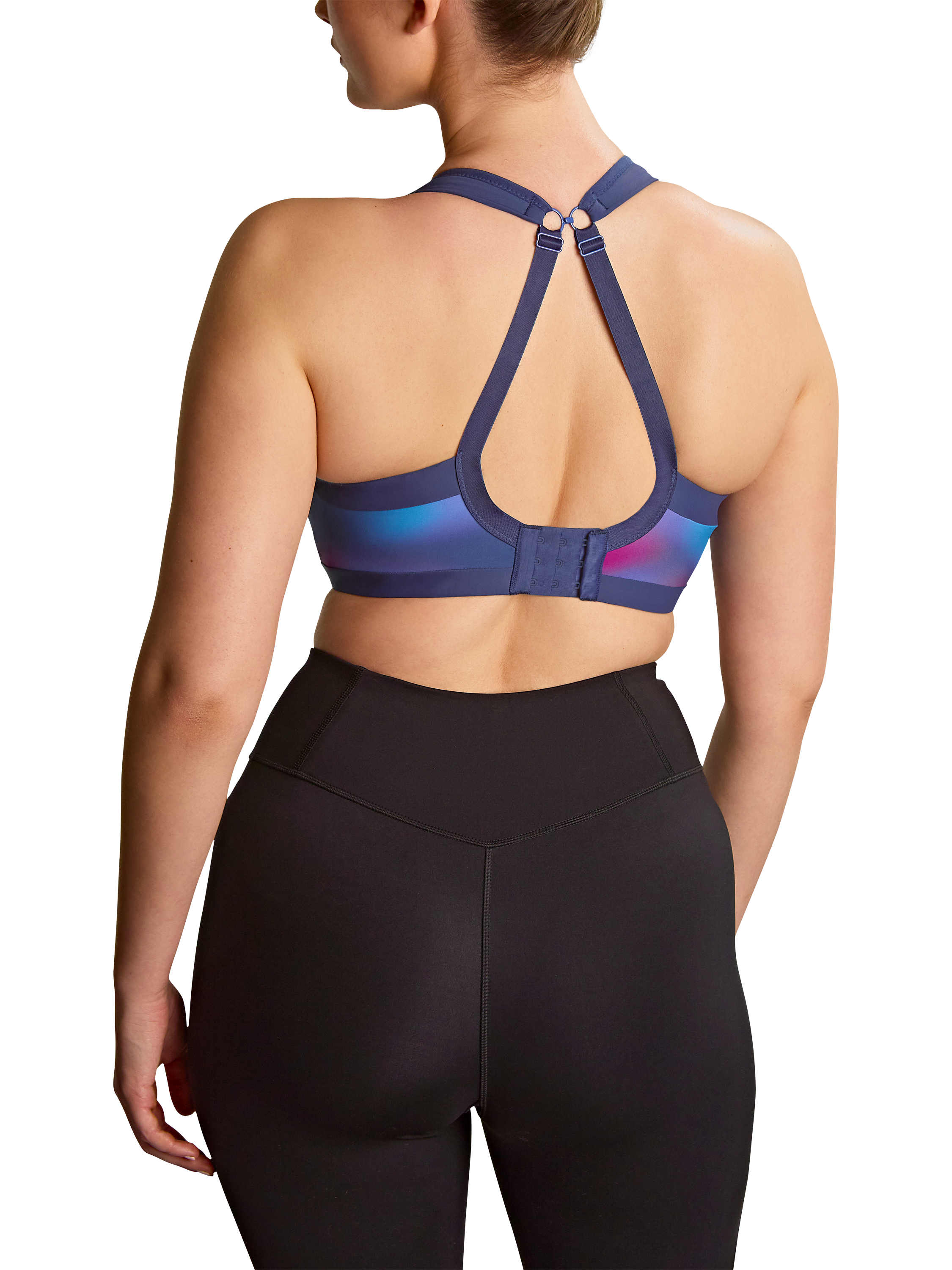 Product image 2 of 5, which shows Panache Power Sports Bra, Multi, 28DD