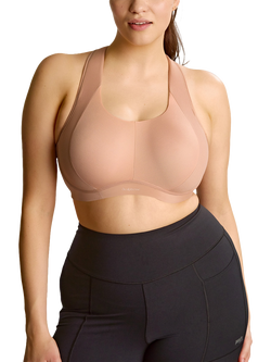 Sculptresse Thrive Wired Non Padded Sports Bra, Dusty Rose, Dusty Rose