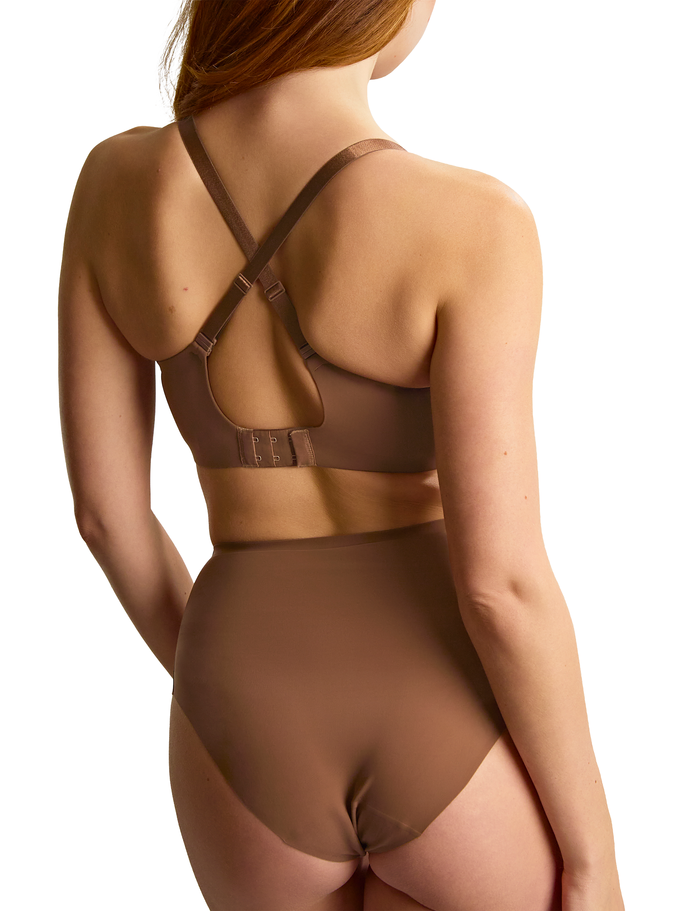 Product image 3 of 4, which shows Panache 365 T-Shirt Bra, Cocoa, 28DD