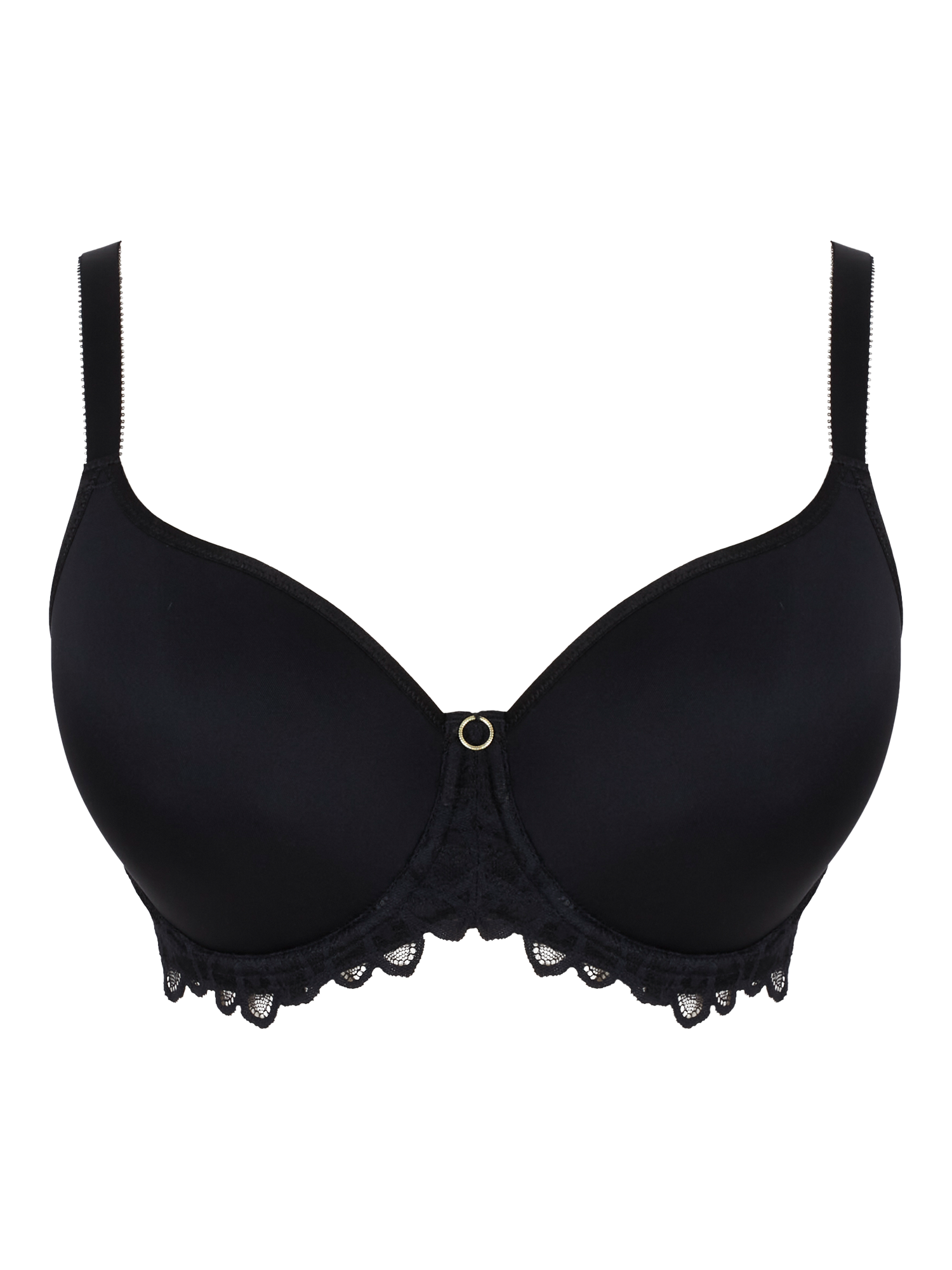 Product image 4 of 6, which shows Panache Allure Spacer Bra, Black, 28DD