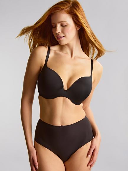 Panache 365 High Waist Knickers, Black, Black