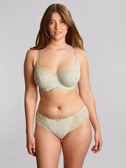 Panache Celeste Brazilian Knickers, Green, Green