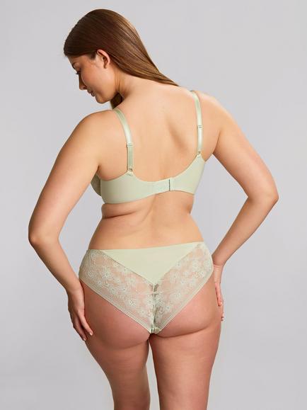 Panache Celeste Brazilian Knickers, Green - view 2, Green
