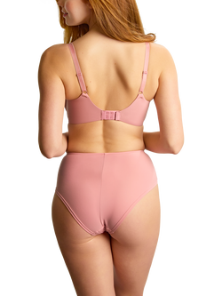Panache Cora Deep Lace Panel Briefs, Soft Pink - view 2, Soft Pink
