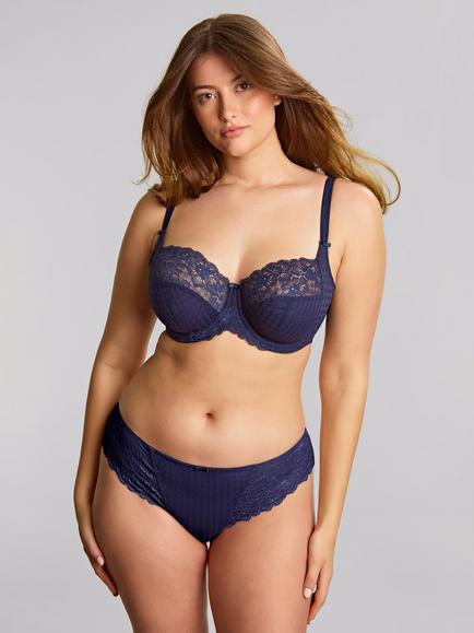 Panache Envy Brazilian Knickers, Navy, Navy