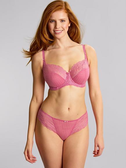 Panache Envy Brazilian Knickers, Fuchsia Pink