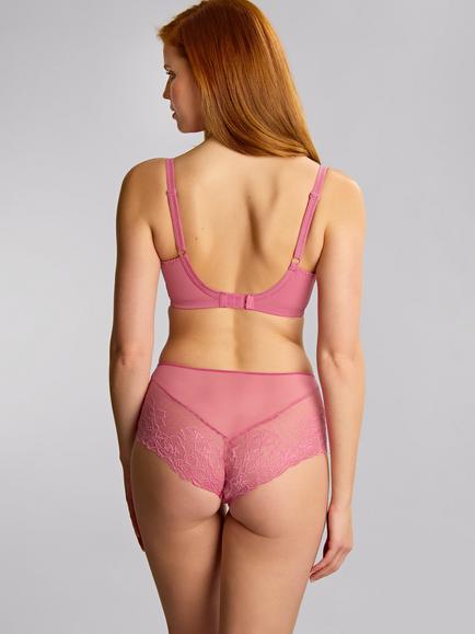 Panache Envy High Waist Knickers, Pink - view 2, Pink