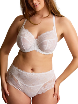 Panache Evangeline High Waist Knickers, White, White