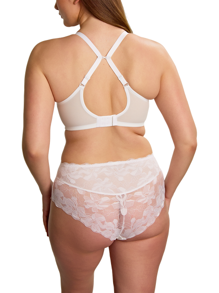 Panache Evangeline High Waist Knickers, White - view 2, White