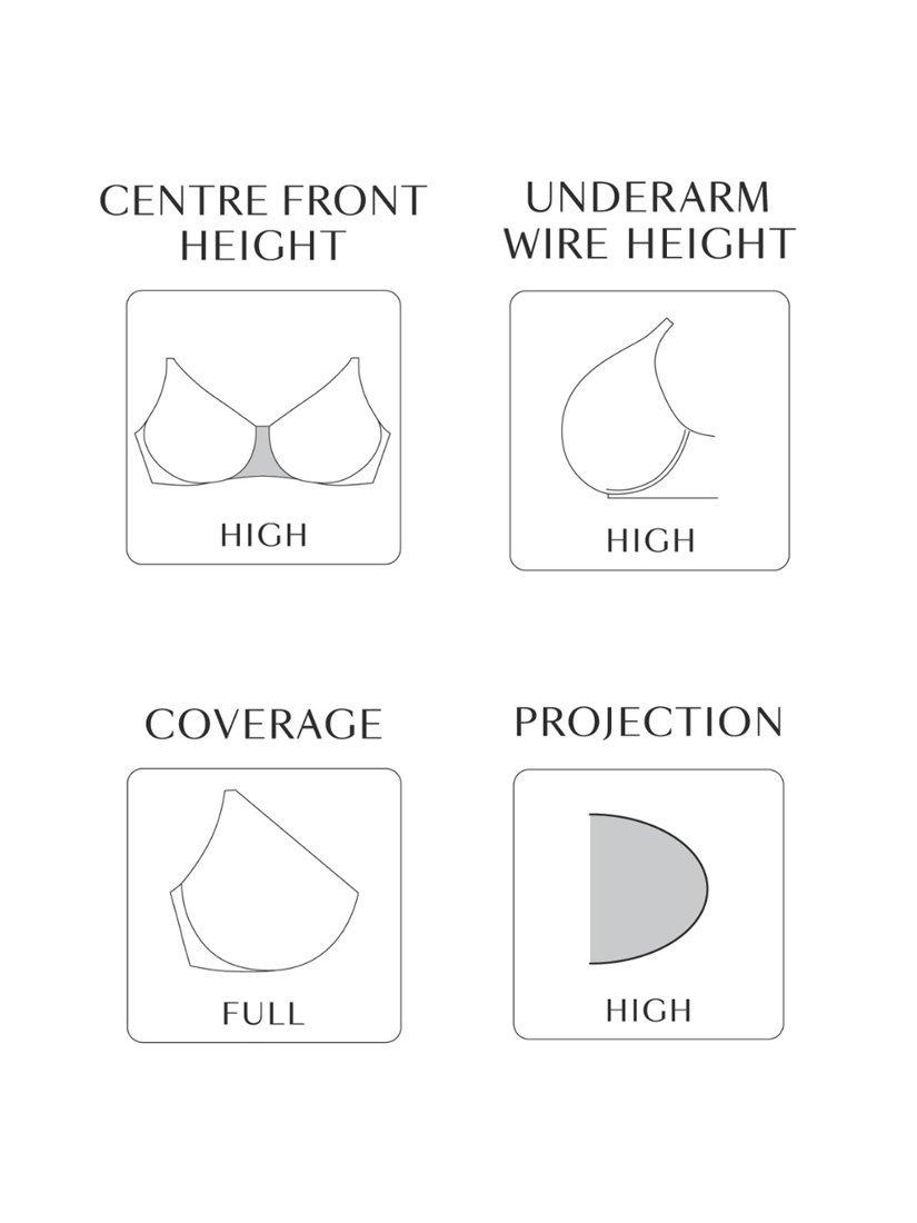 Product image 5 of 5, which shows Sculptresse Bliss Full Cup Bra, Rose Pink, 34E