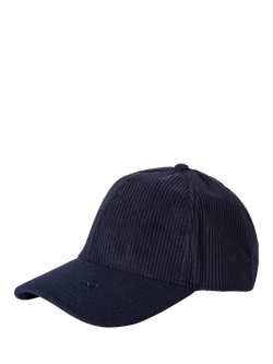Benetton Corduroy Baseball Cap, Green, Blue