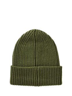 Benetton Wool Blend Knitted Beanie - view 2, Dark Green