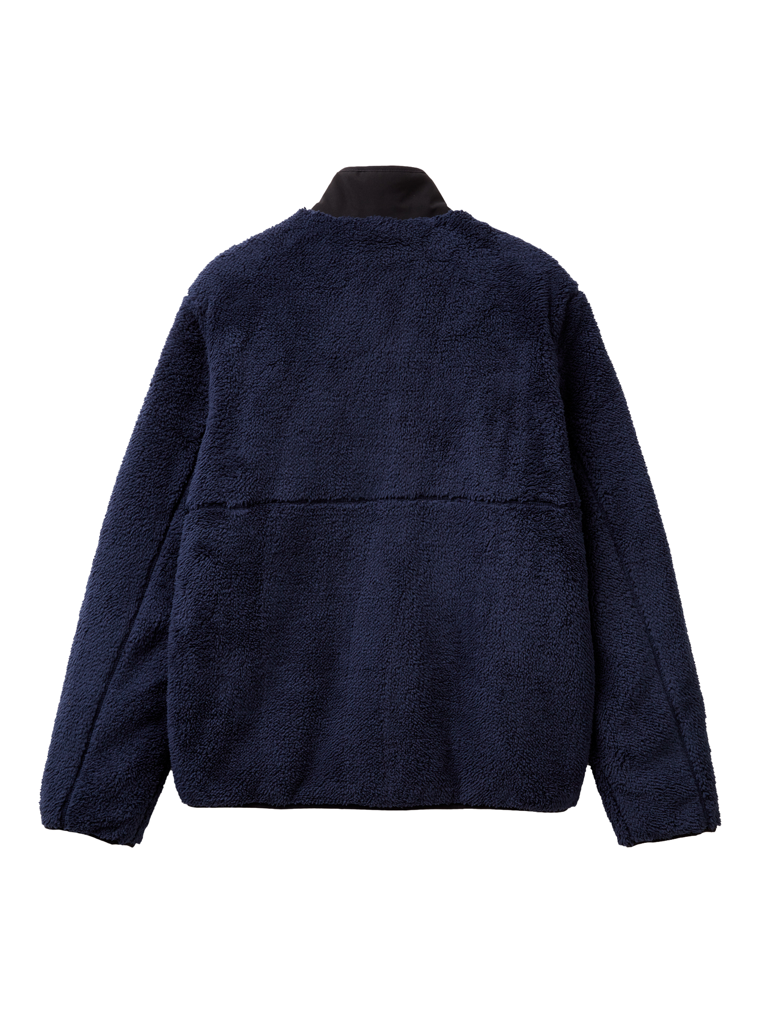 Product image 2 of 3, which shows Benetton Curly Fleece Jacket, Blue, S