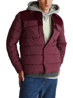 Benetton Collared Padded Jacket, Red