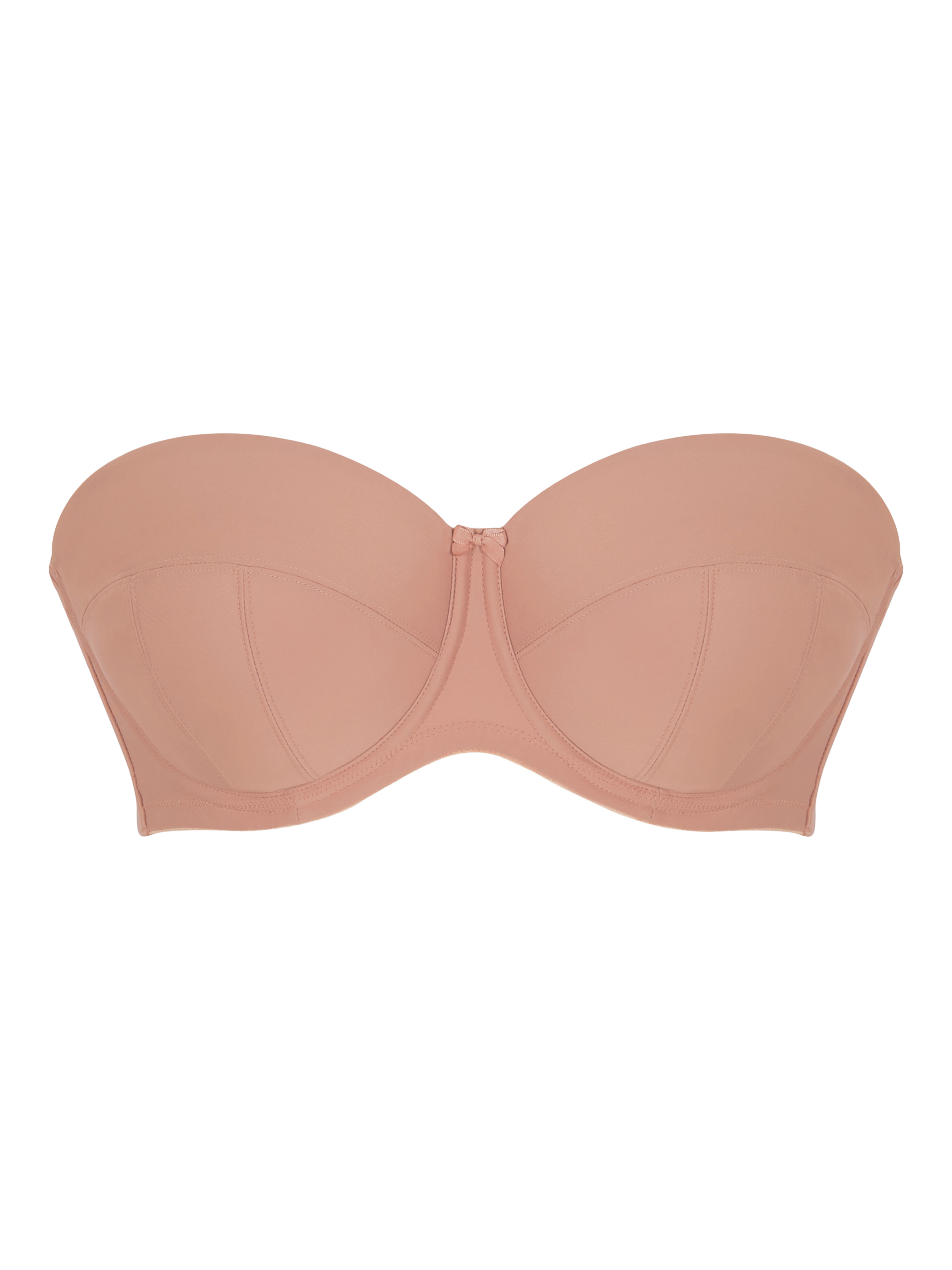 Product image 4 of 6, which shows Sculptresse Dana Strapless Bra, Hazel, 34E