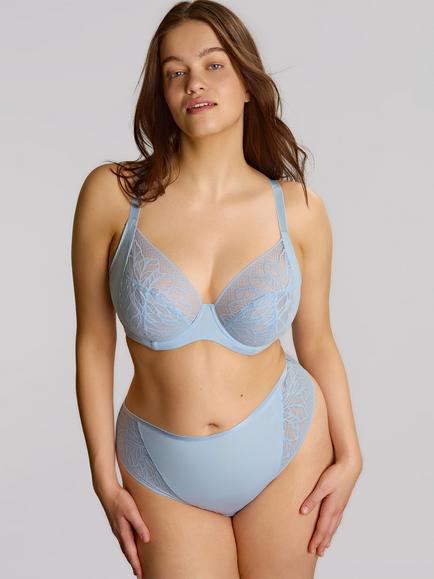 Sculptresse Sophia Plunge Bra, Dusky Blue, Dusky Blue