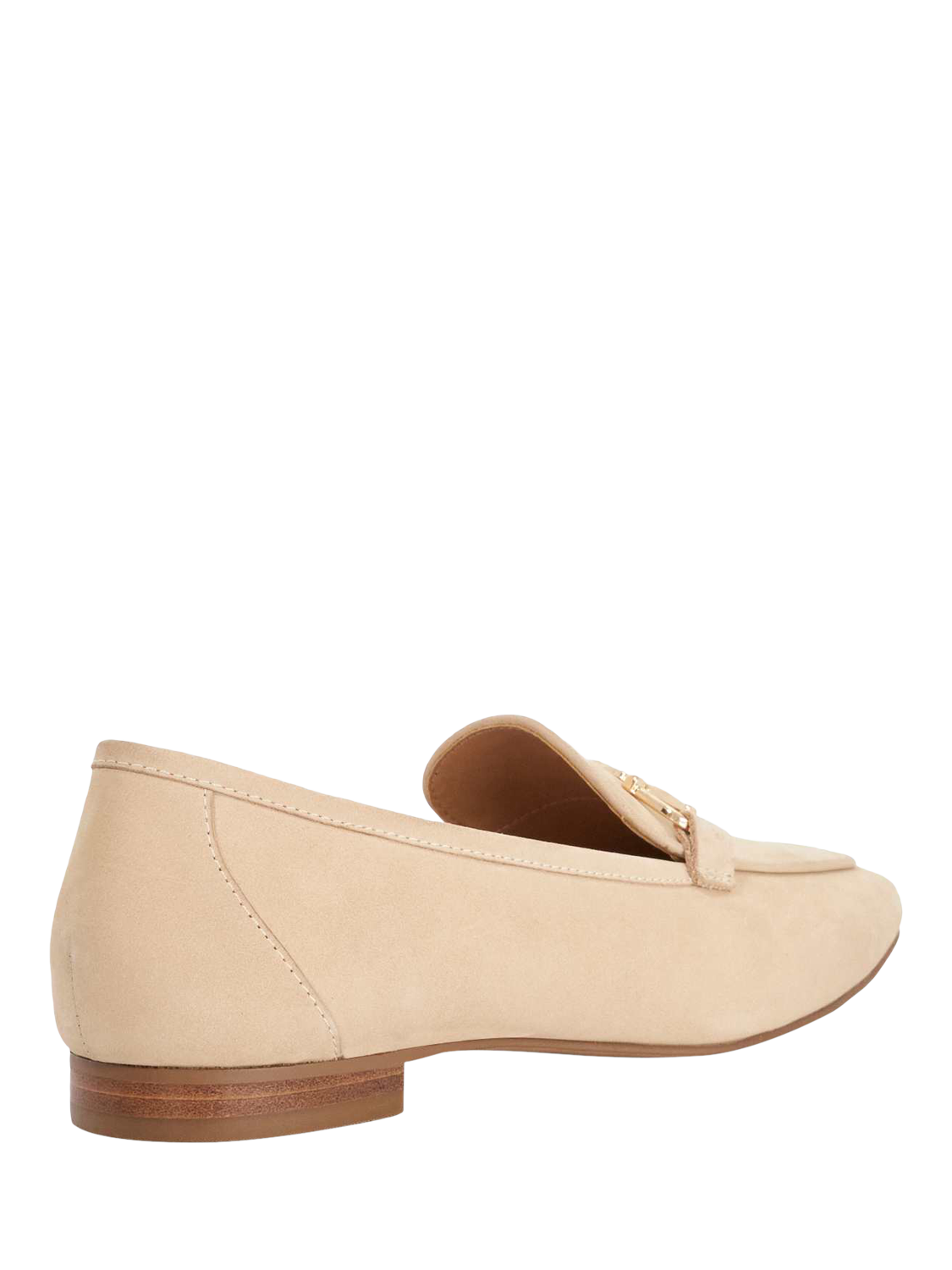 Product image 5 of 6, which shows Dune London Grained Nubuck Loafers, Ecru, 3