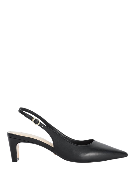 Dune London Connection Kitten Heel Court Shoes, Black, Black
