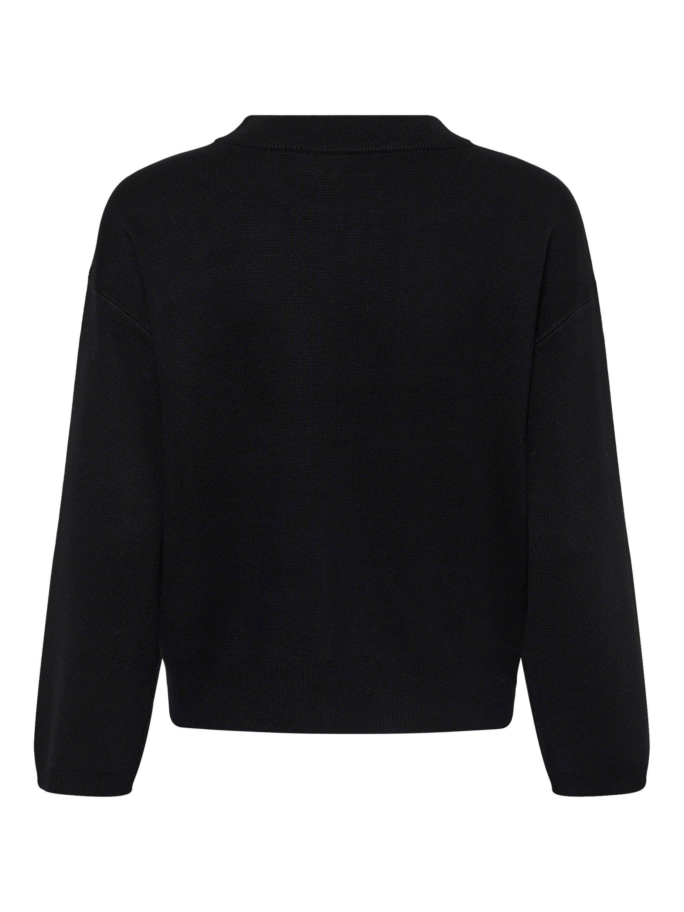 Product image 6 of 6, which shows KAFFE Malina Crew Neck Jumper, Black, XS