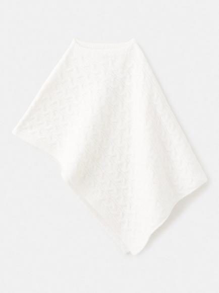 Mango Kids' Angel Asymmetric Cape, Natural White, Natural White