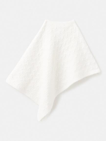 Mango Kids' Angel Asymmetric Cape, Natural White - view 2, Natural White