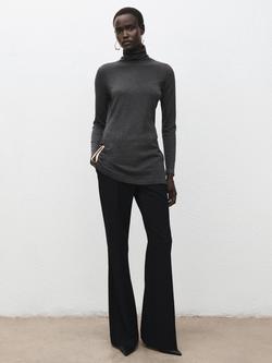 Mango Ana Waist Brooch, Charcoal - view 2, Charcoal