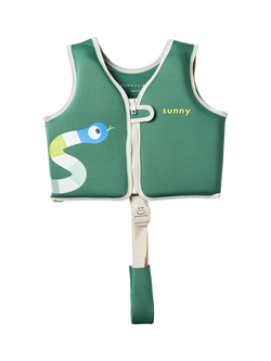 Sunnylife Kids' Into The Jungle Swim Vest, Green, Green