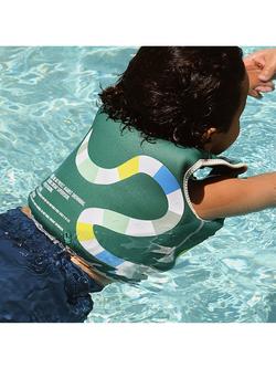 Sunnylife Kids' Into The Jungle Swim Vest, Green - view 2, Green