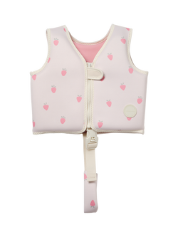 Sunnylife Kids' Swimming Vest, Strawberry Sunshine, Strawberry Sunshine