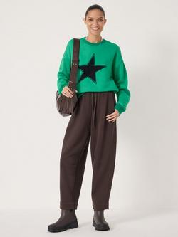 HUSH Embroidered Graphic Sweatshirt, Bright Green - view 2, Bright Green