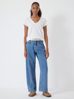 HUSH V-Neck Slub T-Shirt - view 2, White