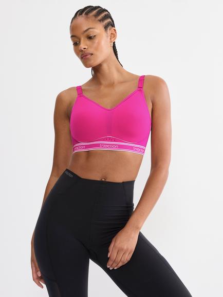 Triumph Triaction P Sports Bra, Sporty Pink, Sporty Pink
