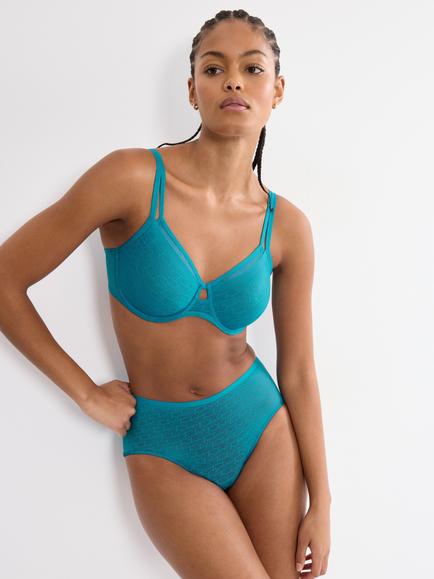 Triumph Signature Sheer Maxi Briefs, Arizona Blue