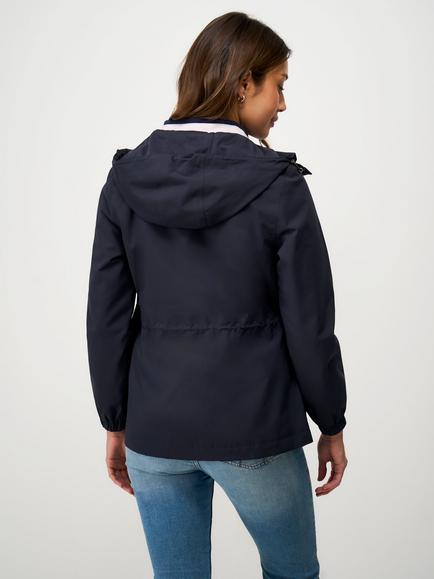 Crew Clothing Waterproof Raincoat - view 2, Navy Blue