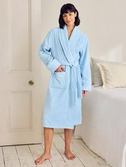 Chelsea Peers Time For A Nap Towelling Dressing Gown, Blue, Blue