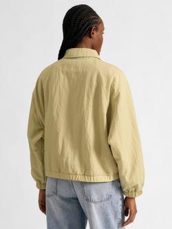 Albaray Blouson Hem Jacket, Stone - view 2, Stone