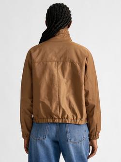 Albaray Blouson Hem Windbreaker Jacket, Tan - view 2, Tan
