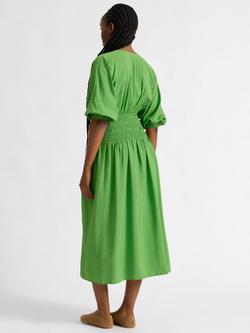 Albaray Air Flow Midi Dress, Green - view 2, Green