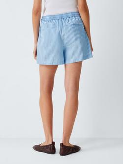 Polo Ralph Lauren Wimbledon 2026 Striped Cotton Drawcord Waist Shorts, Blue - view 2, Blue