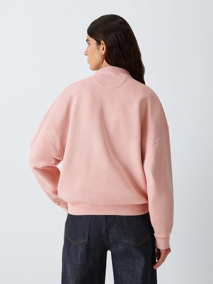 Polo Ralph Lauren Wimbledon 2026 Cotton Blend Fleece Sweatshirt, Carmel Pink - view 2, Carmel Pink
