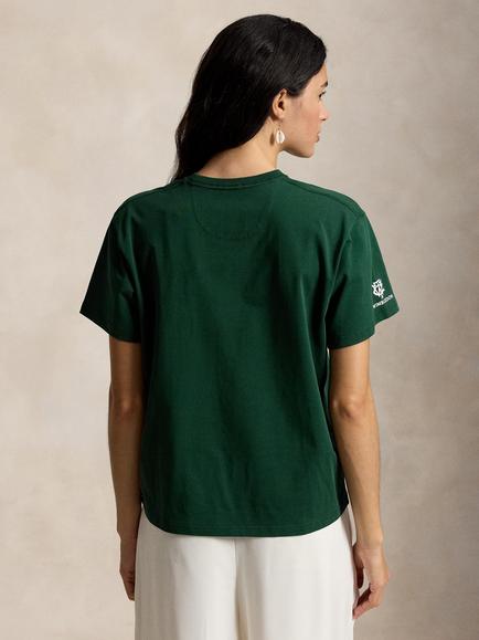 Polo Ralph Lauren Wimbledon 2026 Graphic T-Shirt, Moss Agate - view 2, Moss Agate