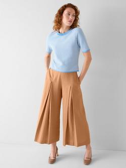 L.K.Bennett Frances Pleated Trousers, Camel, Camel