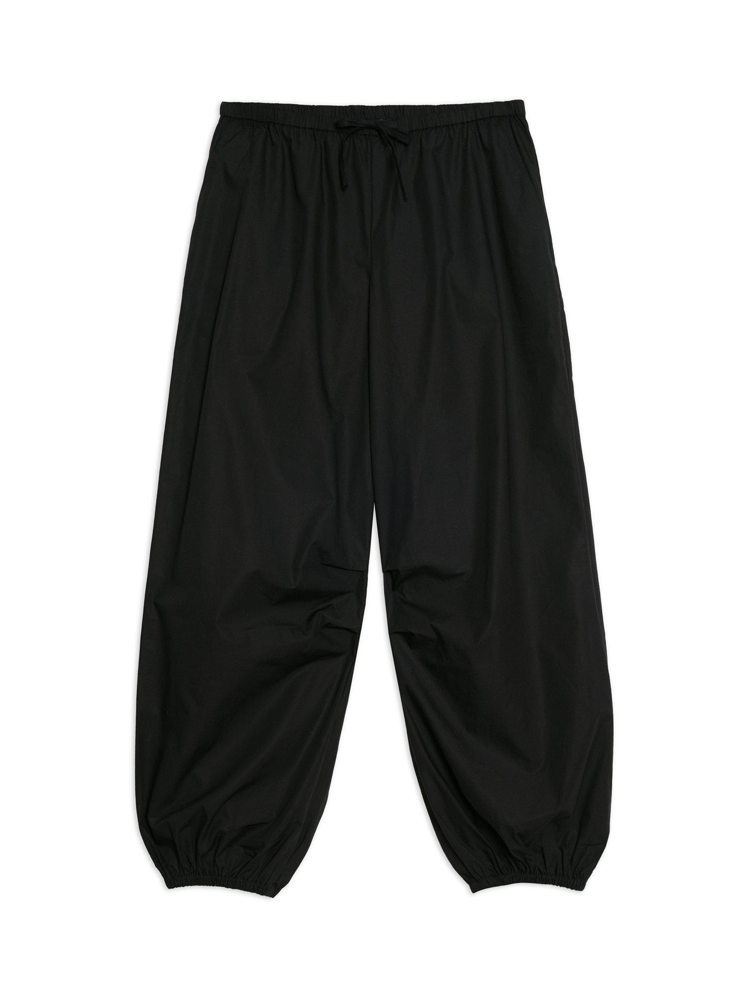 Product image 4 of 5, which shows Albaray Elasticated Hem Balloon Trousers, Black, 8