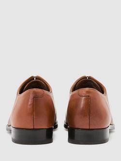 Reiss Mead Lace Up Formal Shoes, Light Tan - view 2, Light Tan