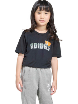 adidas Kids' Minecraft Training T-Shirt, Black, Black